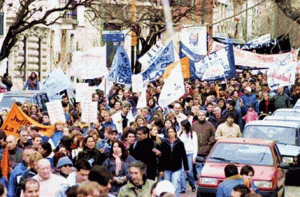 Manifestaciones en Argentina
